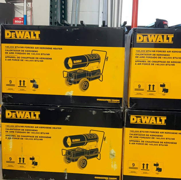 DEWALT Forced Air Kerosene Multi-fuel Construction Heater Metal