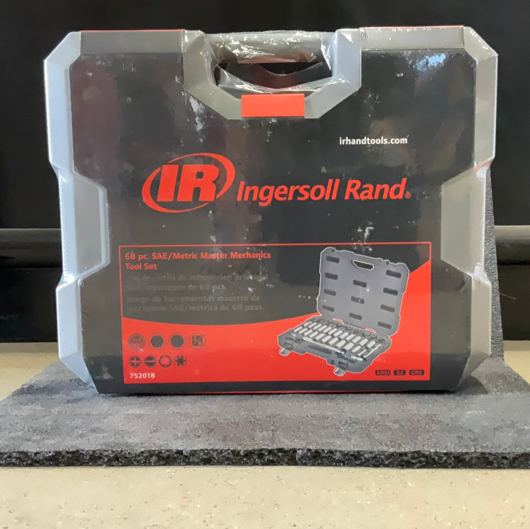 Ingersoll Rand 68 Piece SAE/Metric Master Mechanics Tool Set