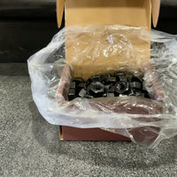 Load image into Gallery viewer, Brighton Best- 2H HEAVY HEX NUT - 3/8-16 - MED. CARBON STEEL - PLAIN - UNC - ASTM A194, SA 194 - 100 PK
