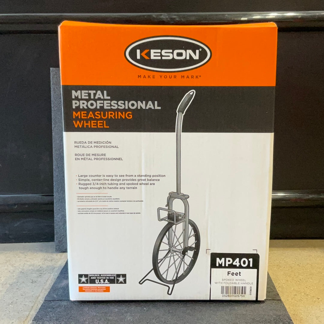 Keson Metal Professional Measuring Wheel MP401