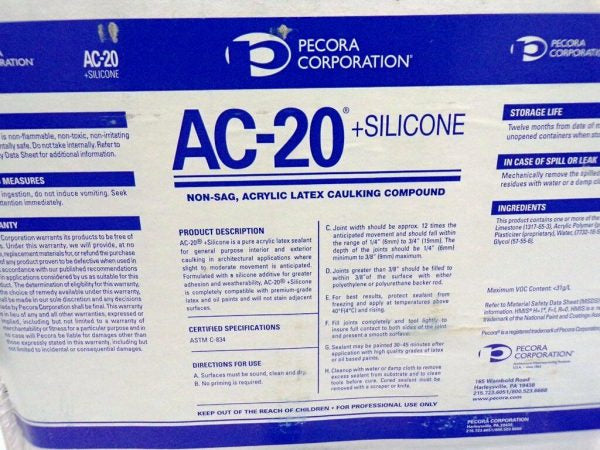 Pecora AC-20 Tru White