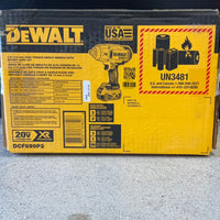 Load image into Gallery viewer, DCF899P2 20V MAX* XR® High Torque 1/2 in. Impact Wrench w. Detent Pin Anvil Kit (5.0Ah)
