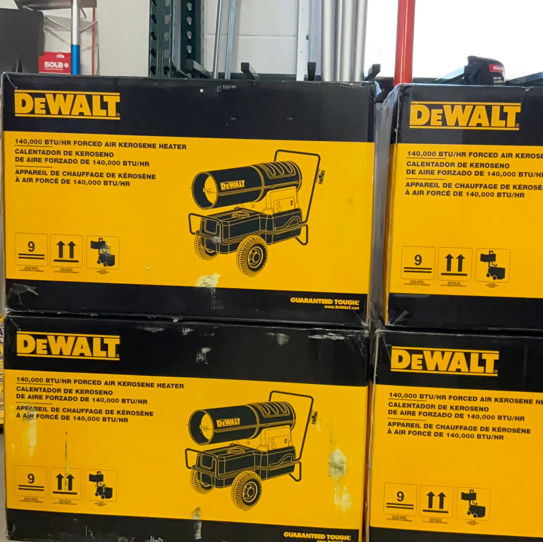 DEWALT Forced Air Kerosene Multi-fuel Construction Heater