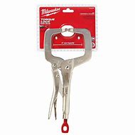 Milwaukee 11 in. Torque Lock Locking C-Clamp with Regular Jaws