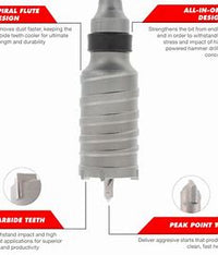 Load image into Gallery viewer, DIABLO 2-5/8 in. x 7 in. SDS-Max Carbide Tipped Coring Bit
