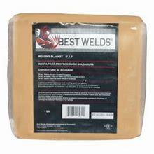 Best Welds Welding Blanket, 8' X 6', Fiberglass, Yellow