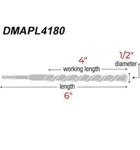 Load image into Gallery viewer, Diablo 1/2&quot; x 4&quot; x 6&quot; Rebar Demon™ SDS-Plus 4-Cutter Full Carbide Head Hammer Drill Bits (25-pk)
