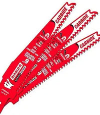 Load image into Gallery viewer, DIABLO 6 in. 6/9 TPI Demo Demon Carbide Teeth Reciprocating Saw Blades for General Purpose Cuts (3-pack)
