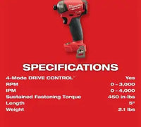 Load image into Gallery viewer, Milwaukee M18 FUEL SURGE 18V Lithium-Ion Brushless Cordless 1/4 in. Hex Impact Driver (Tool-Only)
