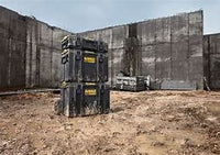 Load image into Gallery viewer, DEWALT Tough System Tool Box: 19 7/8 in W, 24 in D, 38 5/16 in H, Padlock, Black
