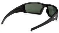 Load image into Gallery viewer, Forest Gray Polarized Lens With Black Frame Venture Gear Pagosa Safety Glasses Pyramex
