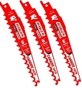 Load image into Gallery viewer, DIABLO 6 in. 3 TPI Demo Demon Carbide Teeth Reciprocating Saw Blades for Clean Wood and Pruning (3-pack)
