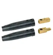 BEST WELDS 2-MBP - Cable Connector, Male/Female, Ball Point Connection, 1/0-3/0 Cable