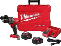 Load image into Gallery viewer, Milwaukee M18 FUEL 18V Lithium-Ion Brushless Cordless 1/2 in. Drill/Driver Kit W/(2) 5.0Ah Batteries, Charger, and Hard Case
