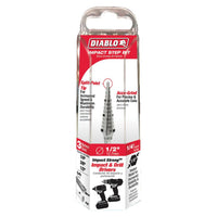 Load image into Gallery viewer, DIABLO  Step Drill Bit: 1/4&quot; Min, 1/2&quot; Max, 1/4&quot; Shank Dia, High-Speed Steel
