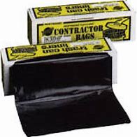 Load image into Gallery viewer, Warp's HB55-30 FLEX-O 55 Gallon Capacity 36 in. x 56 in. Heavyweight Trash Bags - Black (Box of 30 Each)
