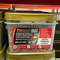 Load image into Gallery viewer, 6 Lobe Proferred Max Drive Professional Decking &amp; Outdoor Wood Screw, Bronze SKT Coated
