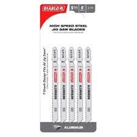 Load image into Gallery viewer, Diablo T-Shank 4 In. 8 TPI Steel Jig Saw Blade for Aluminum (5Pk)
