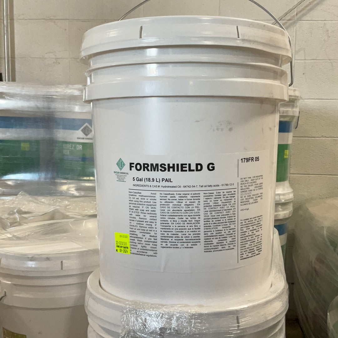 FORMSHIELD G GENERAL USE, OIL-BASED, CHEMICALLY REACTIVE CONCRETE FORM RELEASE
