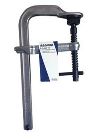 RADNOR™ 10" Metal Heavy Duty Floor Clamp With Tempered Rail And Drop-Forged Sliding Arm  By RADNOR™